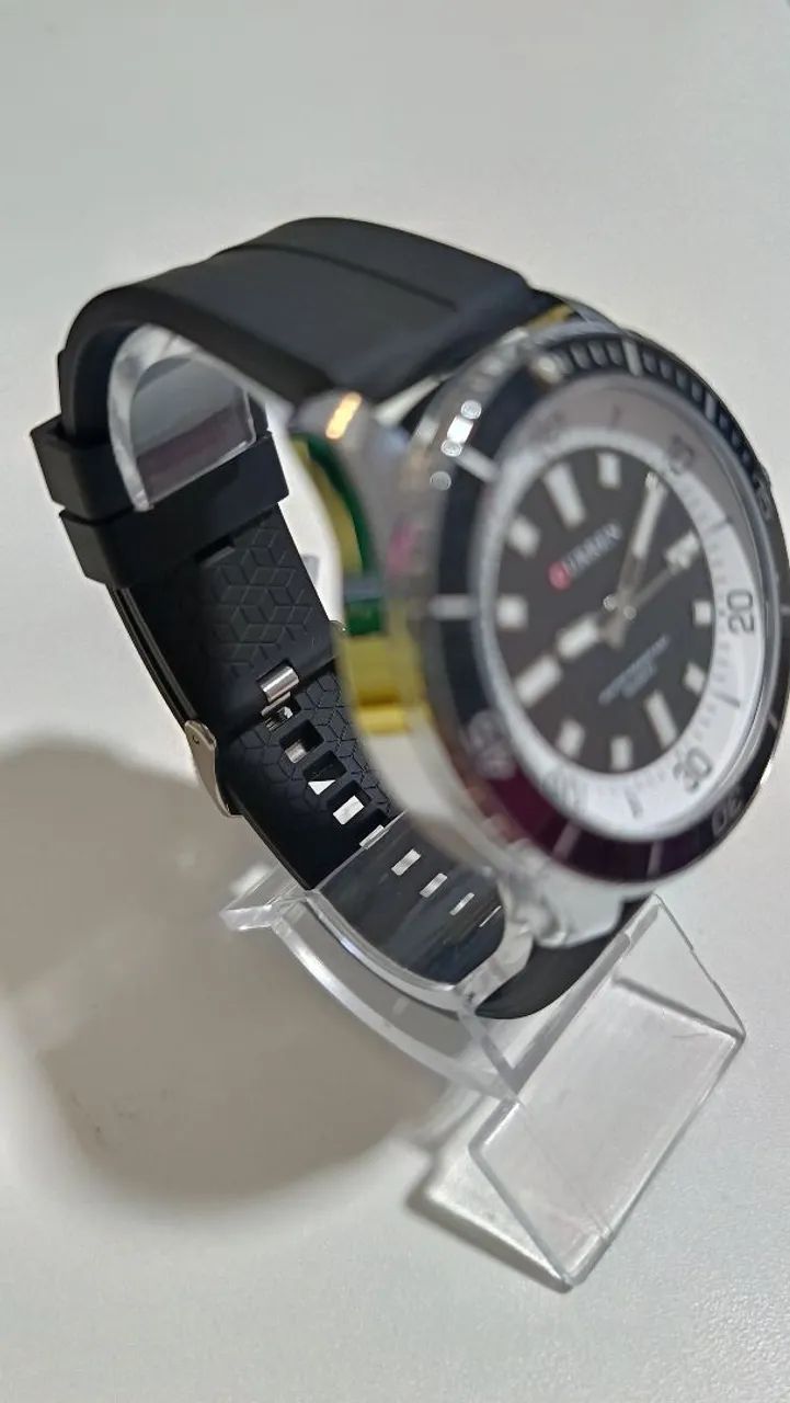 Relógio Curren pulseira de silicone - Foto 5