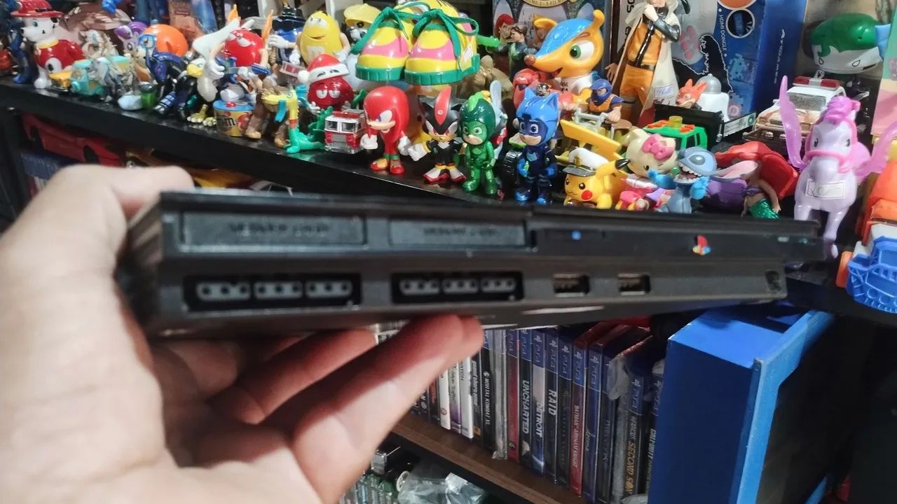 PlayStation 2 slim com detalhes - Foto 2