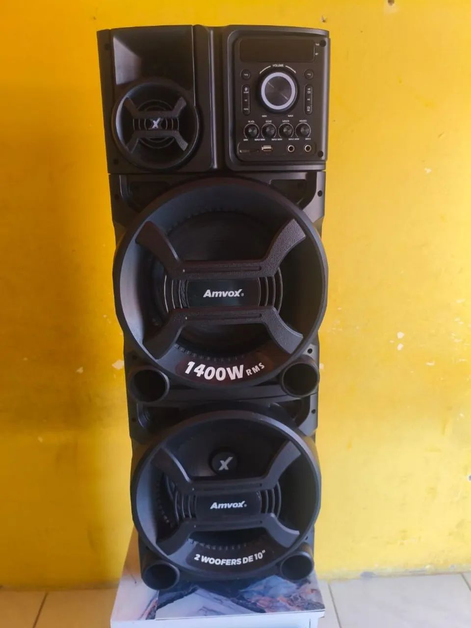 Amvox Titan Black ACA 1402 Iluminação LED