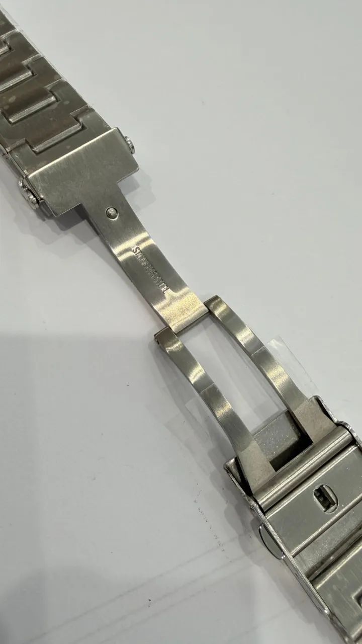 Bracelete Pulseira Aço Relógio 22mm Universal Seiko - Foto 5