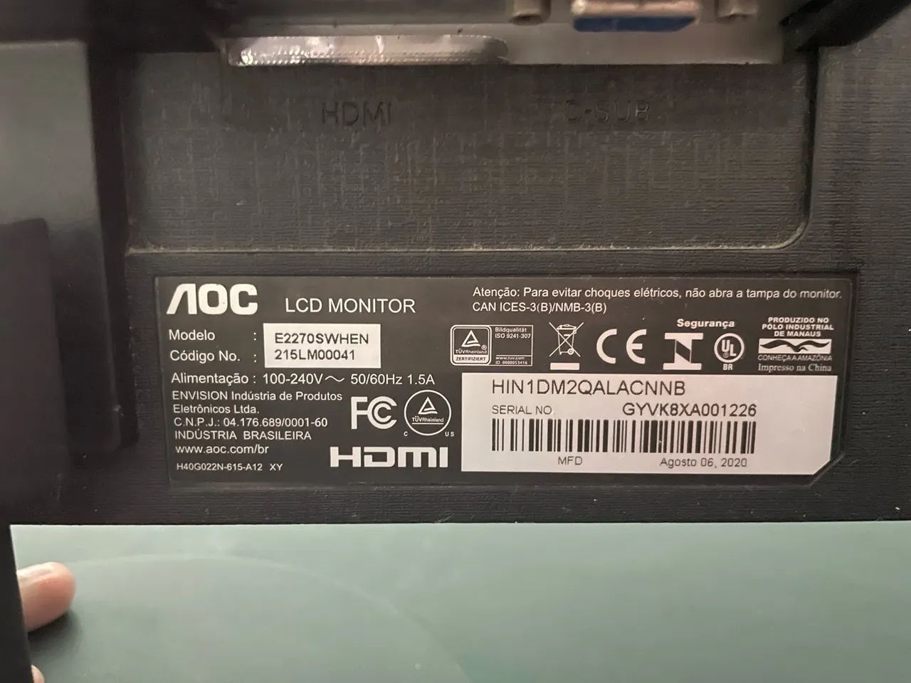 Monitor 21,5 polegadas - Foto 2