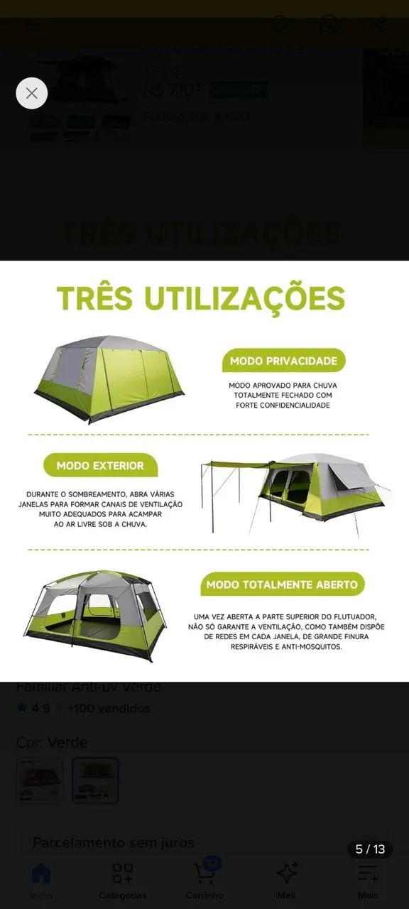 Barraca de Camping