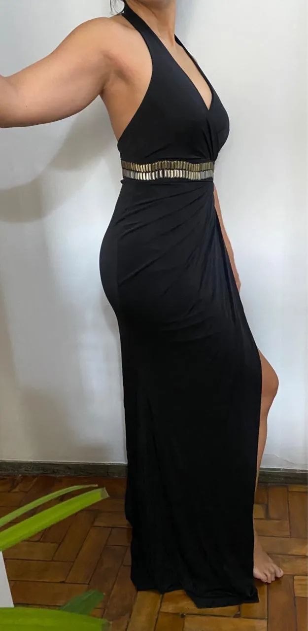 Vestido Preto Frente Única - Foto 2