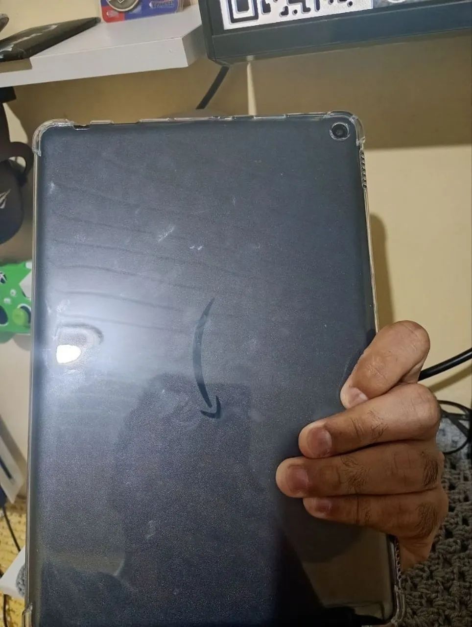 Tablet Amazon fire hd 10 + 2 capas, película fosca + suporte. - Foto 2