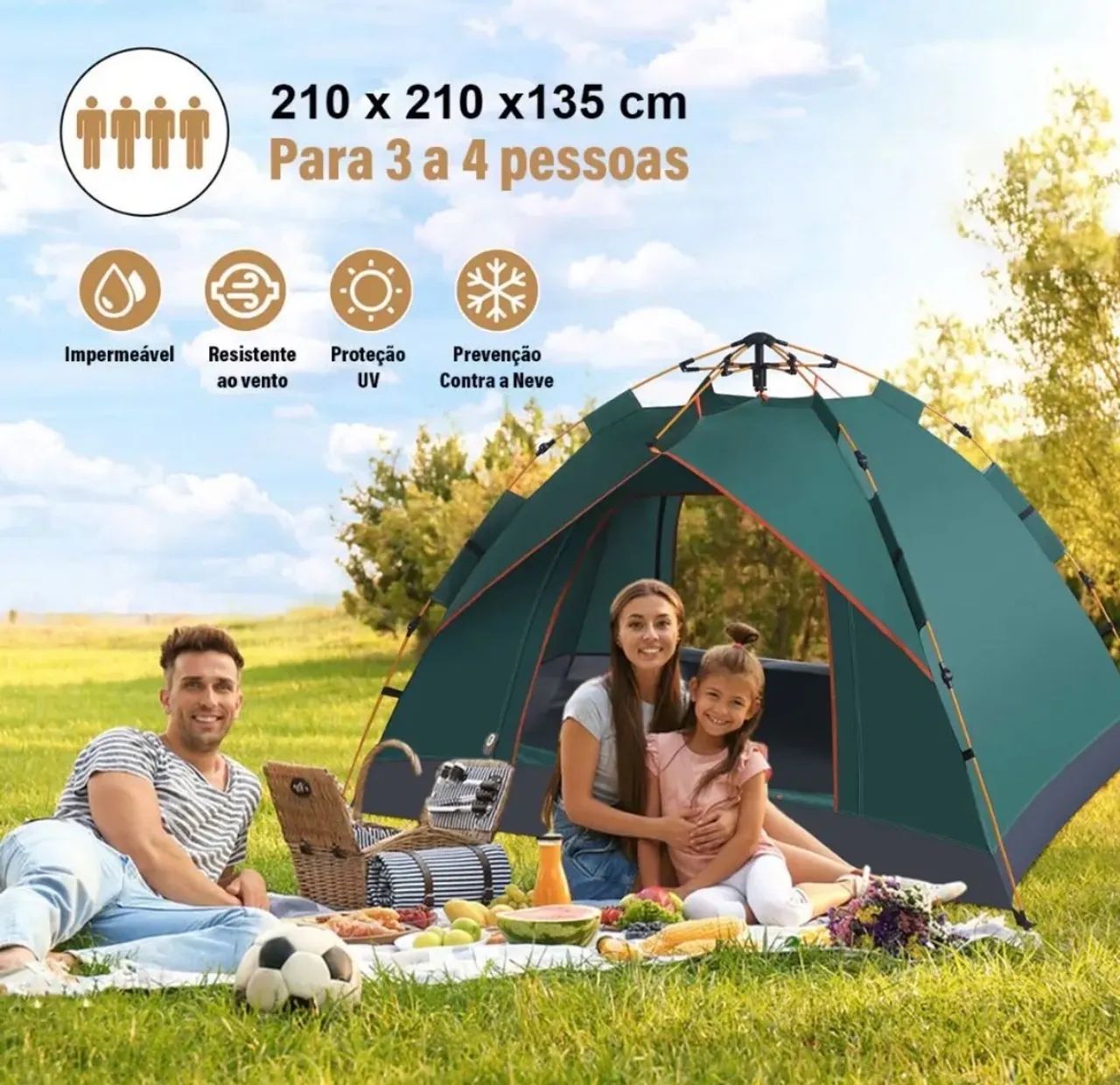 Barraca de camping - Foto 2