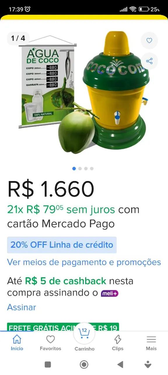 Excelente máquina para gelar água de coco - Foto 5