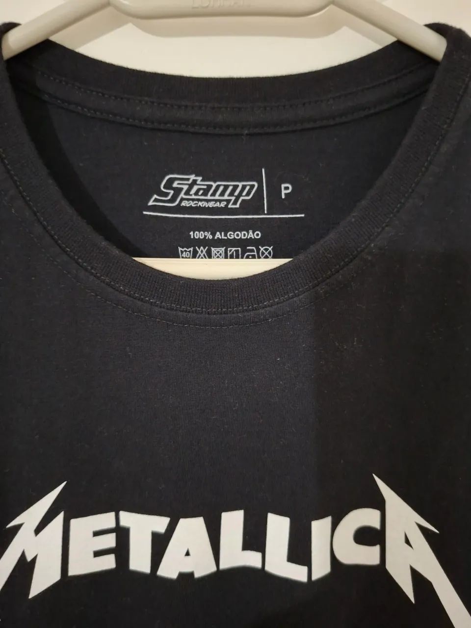 Camiseta do Metallica tam. P - Foto 2