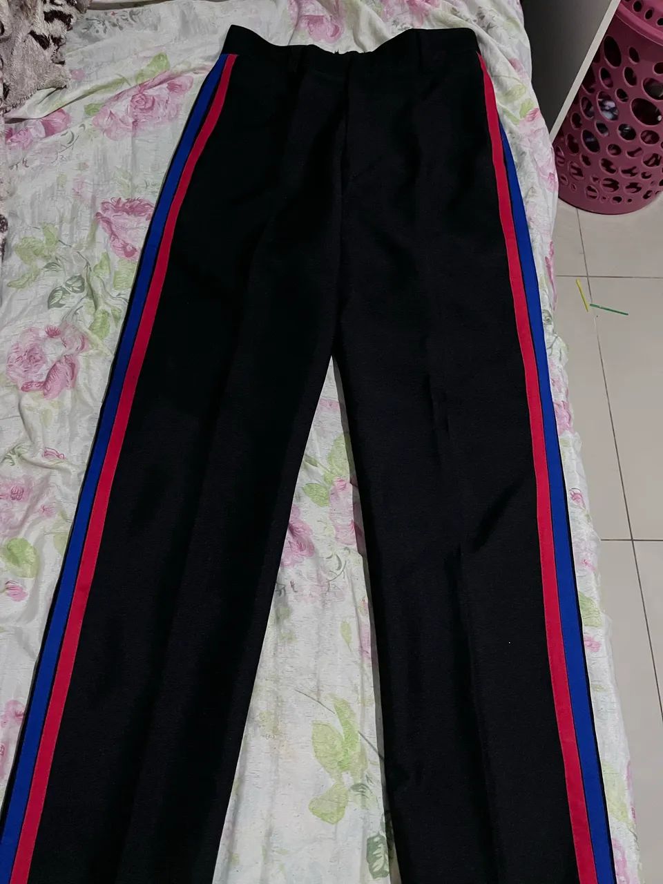 Calça social colégio militar