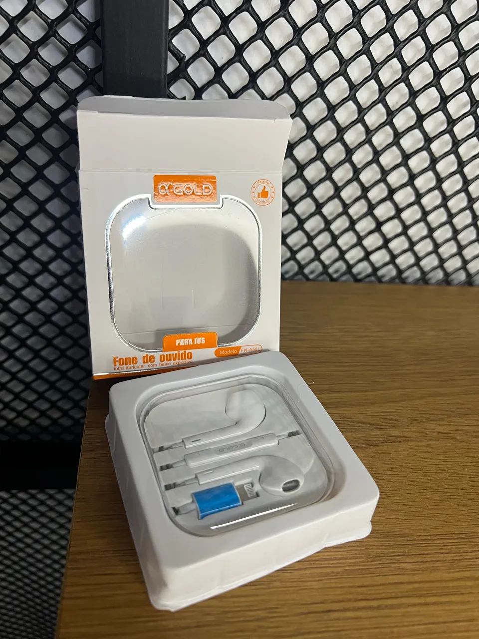 Fone de ouvido IPhone Lightning com fio - Foto 6