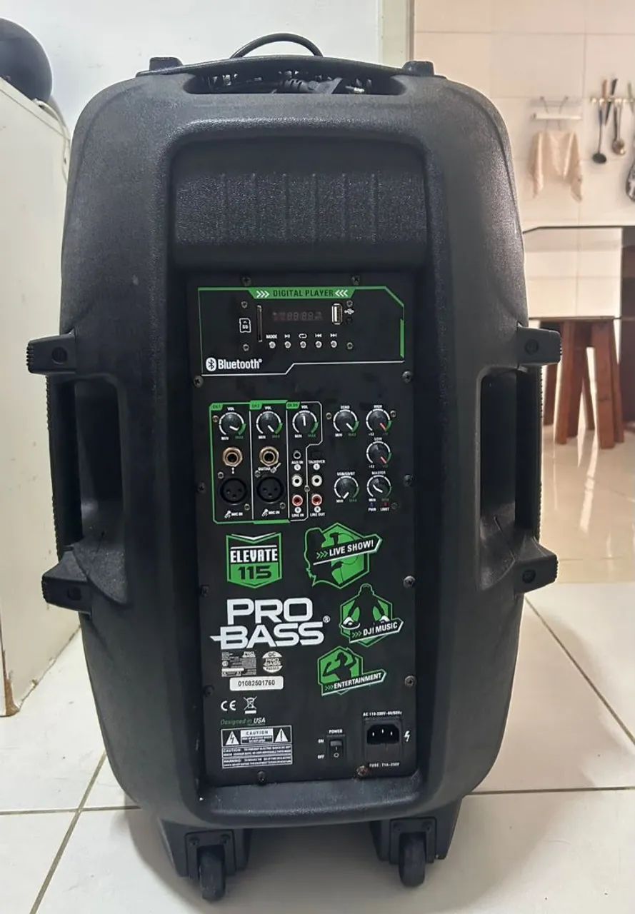 Caixa de som probass seminovo