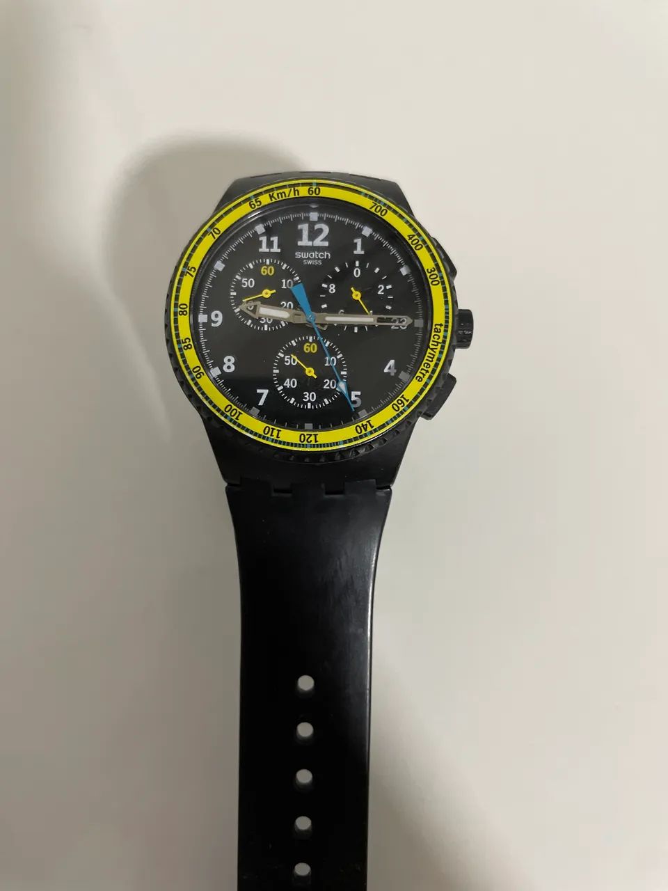 Swatch swiss Preto com amarelo  - Foto 2