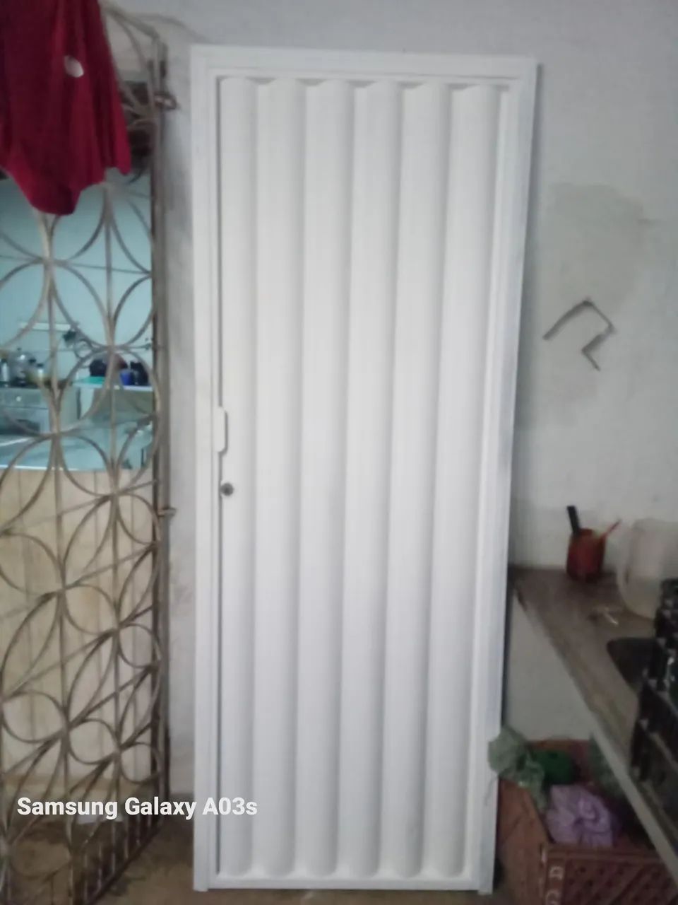 Galvanized Gate with Lambri Design