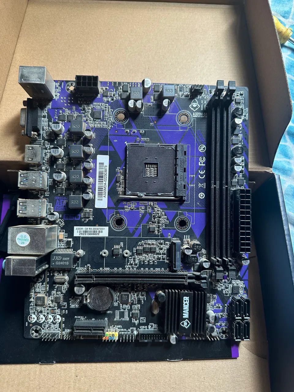 Placa mãe A320m-DA Mancer Am4  - Foto 4