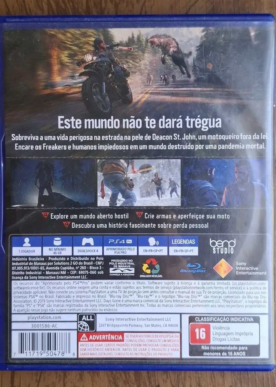 Days Gone - Jogos Playstation 4 / PS4 - Foto 2