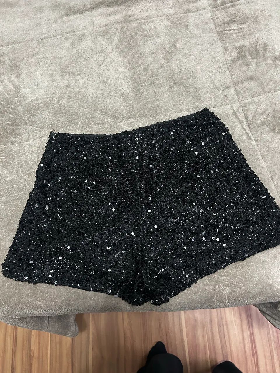 short feminino paetê  - Foto 2