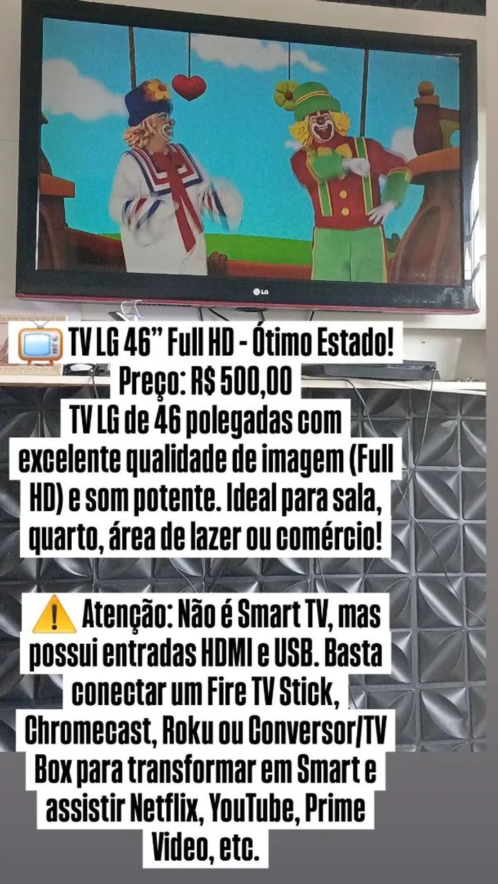 TV 46 polegadas 