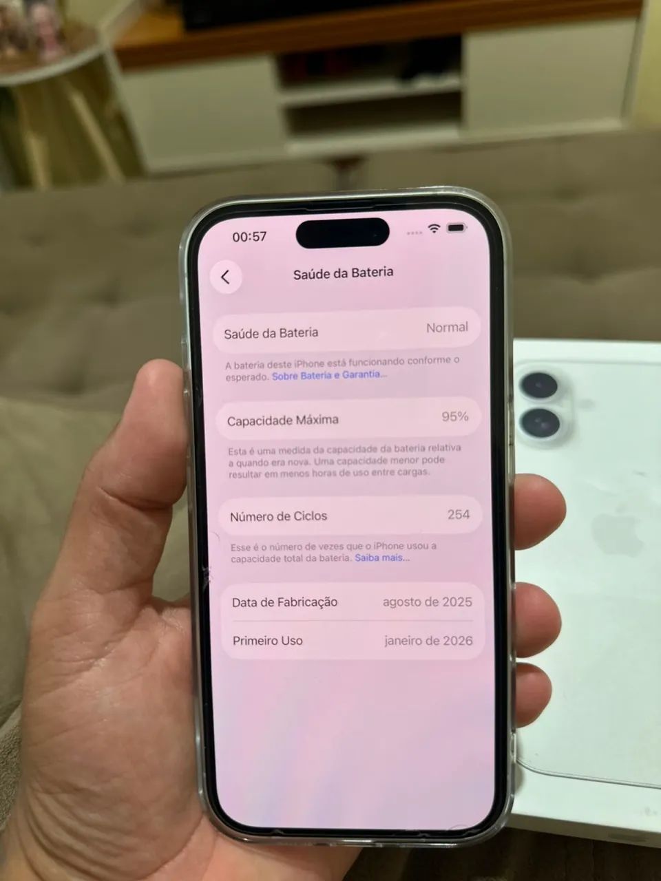 iPhone 16 128gb Com Nota fiscal - Foto 2