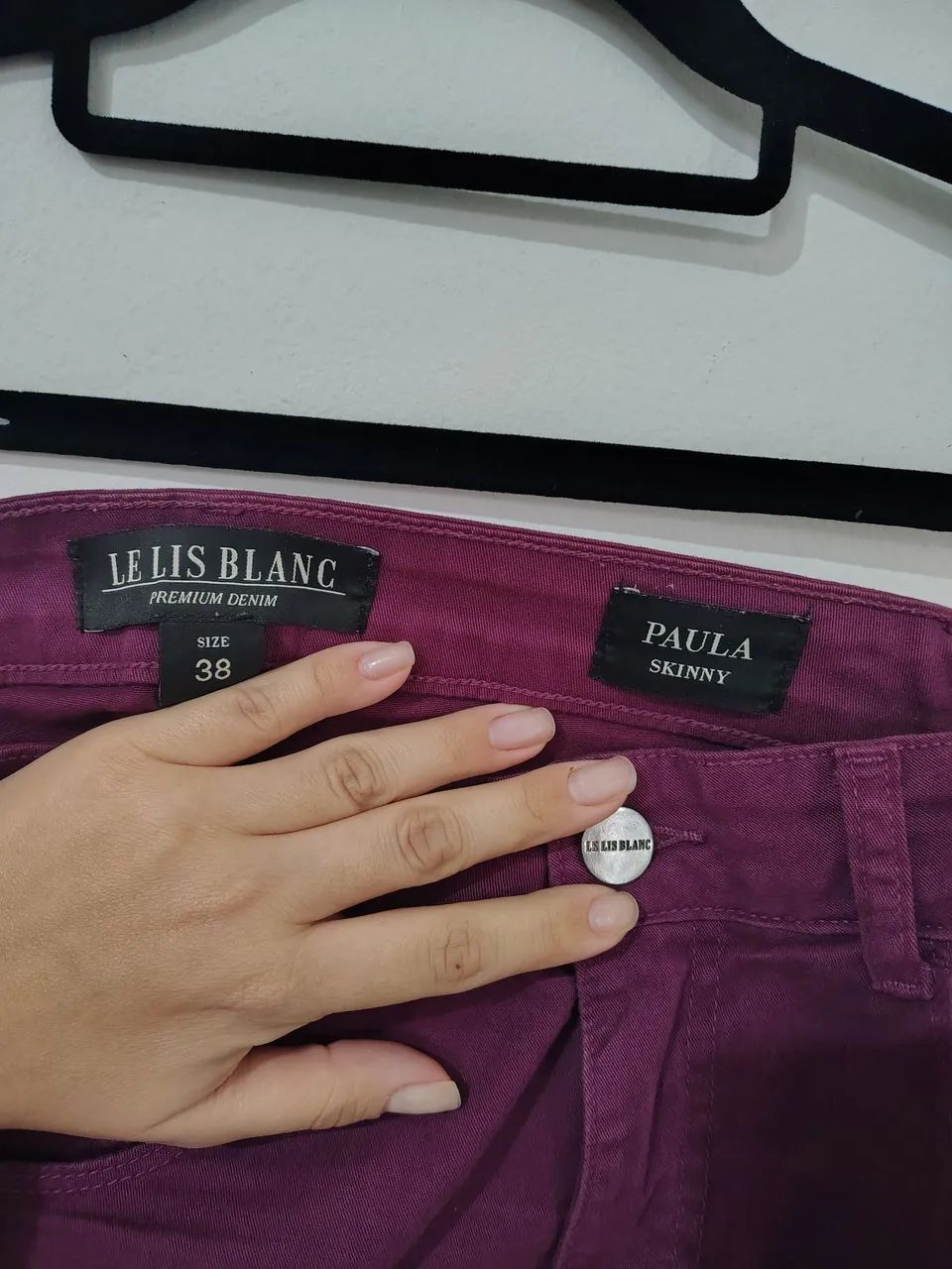 Calça jeans feminina Le lis Blanc desapego  - Foto 4