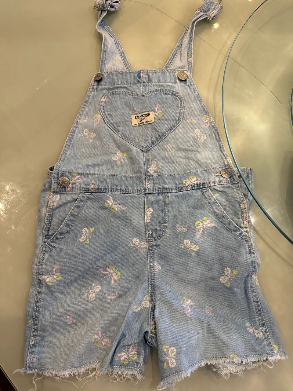Macacão jeans Oshkosh EUA 5T - Foto 3