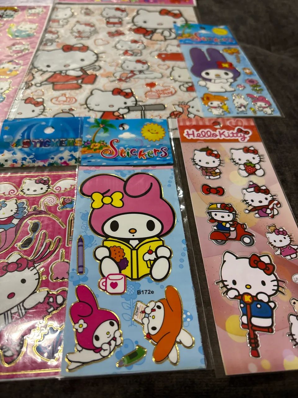 Lote Hello Kitty Adesivos  - Foto 2