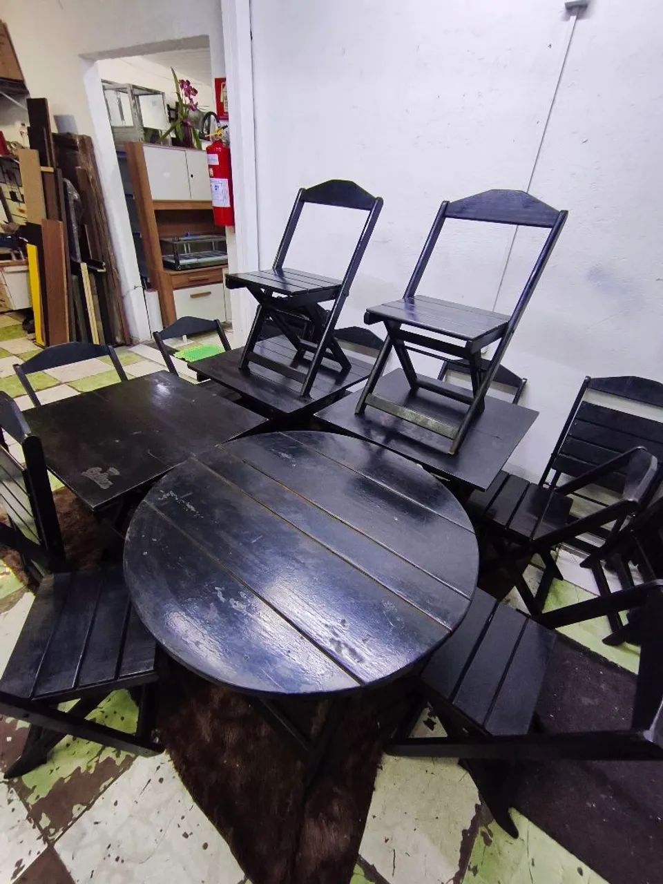 Jogos de mesa em madeira dobrável  - Foto 3