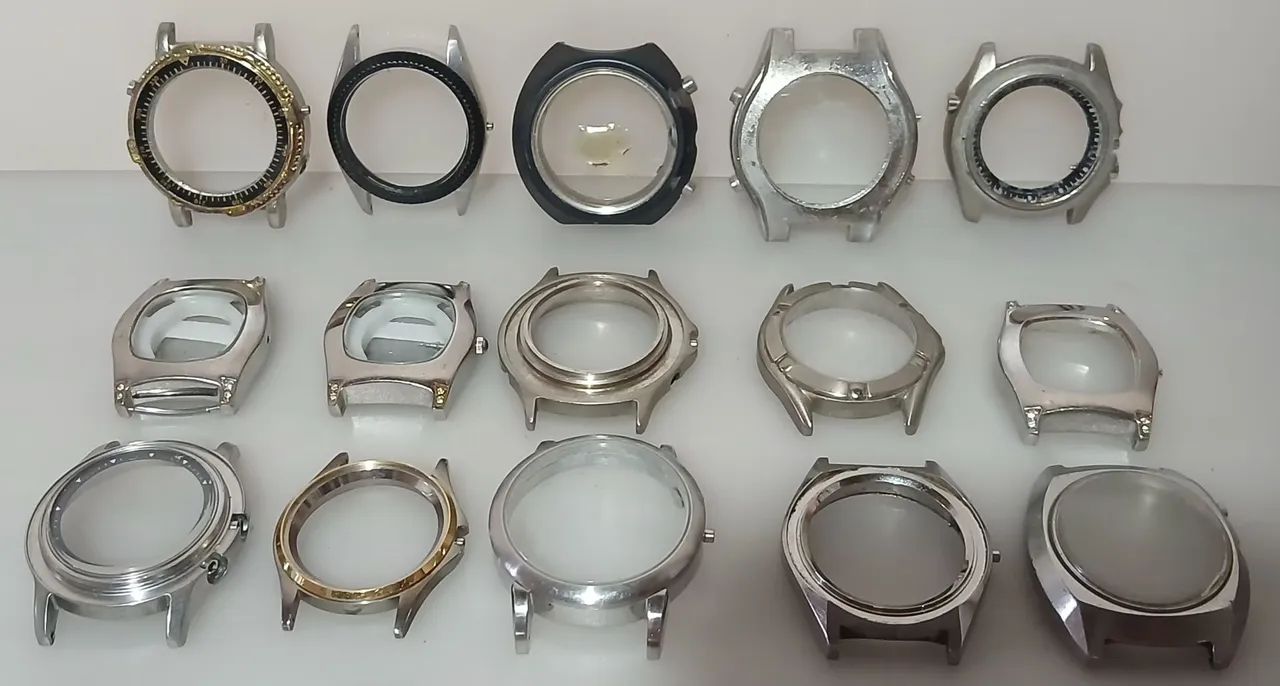 Lote com 21 caixas para relógio modelos e tamanhos variados - Foto 2