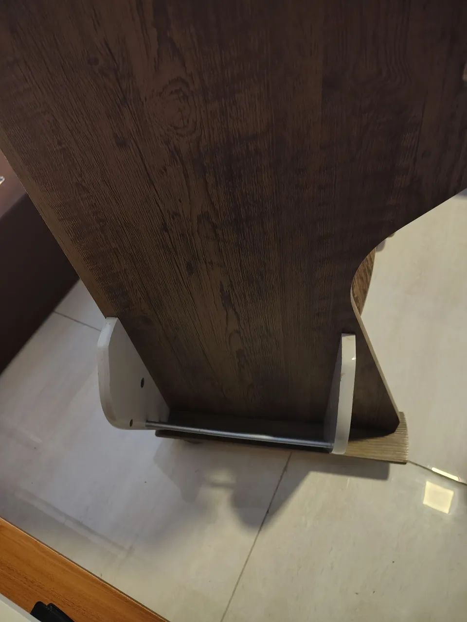 Mesa de Computador Compacta com Rodinhas e Gaveta Retrátil de Teclado - Foto 4