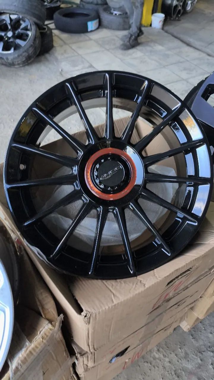 aro 17 new sunline 4x100 e 4x108 - Foto 2