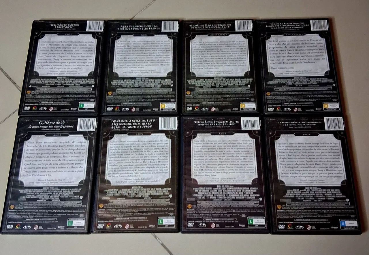DVD Harry Potter 1 2 3 4 5 6 7 Parte 1 e 2 - Foto 2