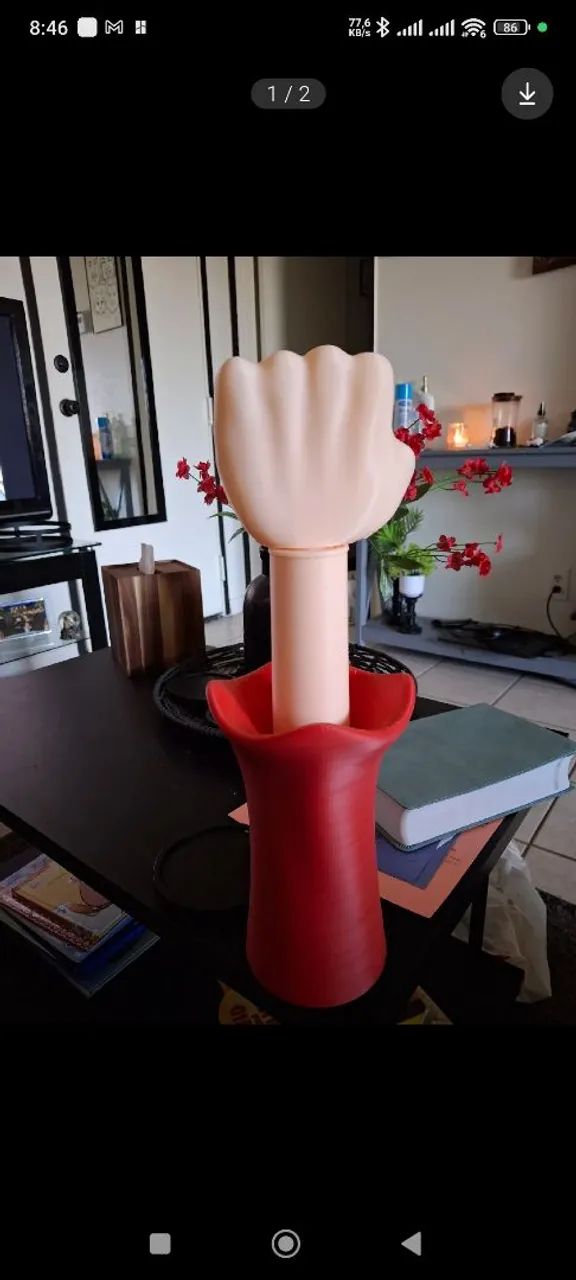 Mão brinquedo Luffy