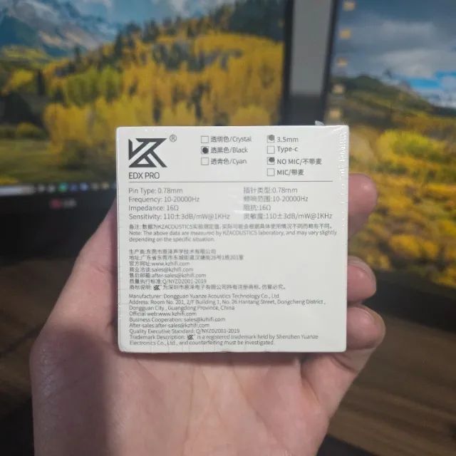 Fone KZ EDX Pro NOVO - Foto 2