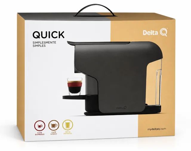 cafeteira + cápsulas delta q quick 127v - Foto 5