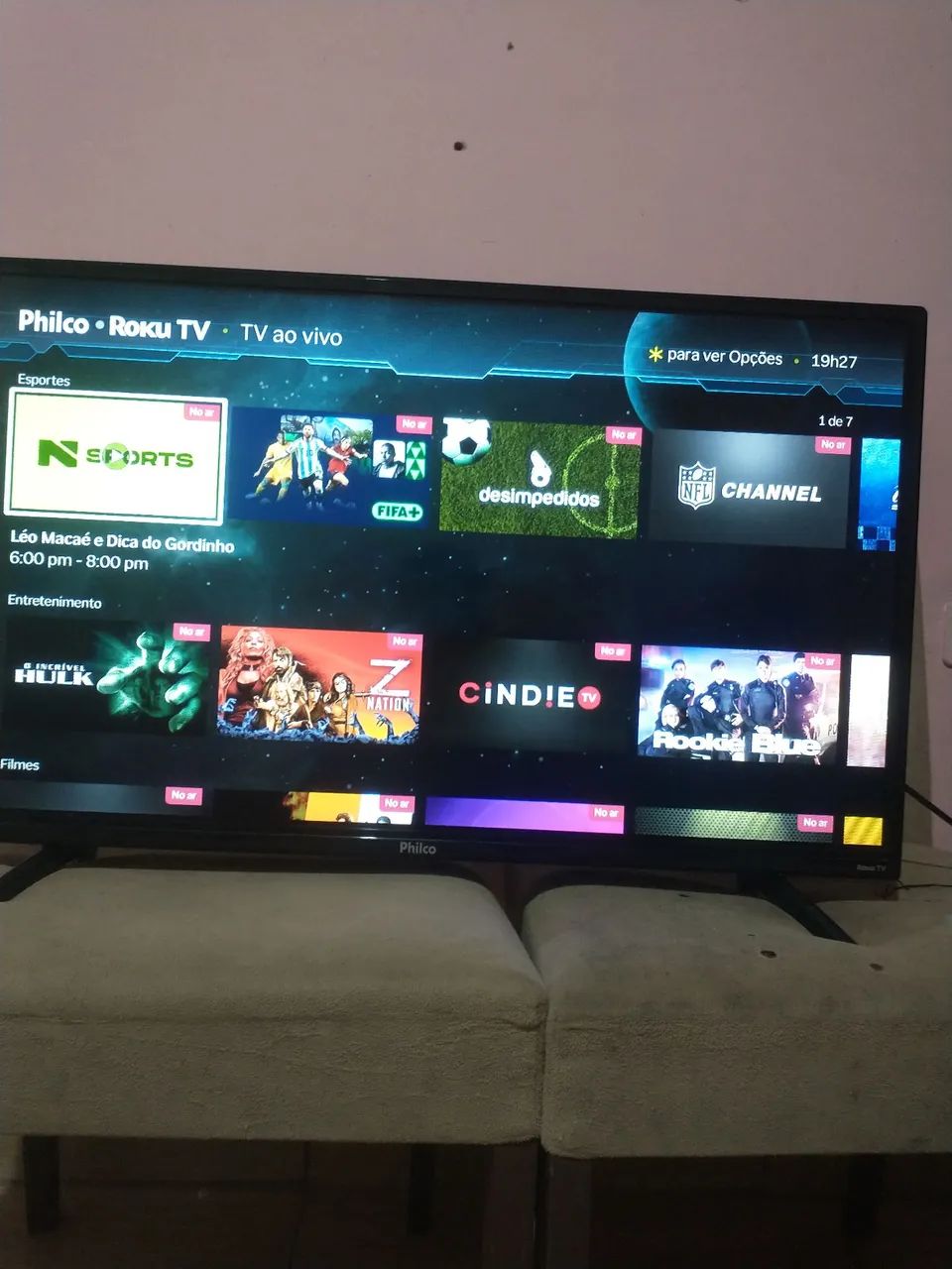 Smart TV Philco Roku 32 Polegadas - Foto 4