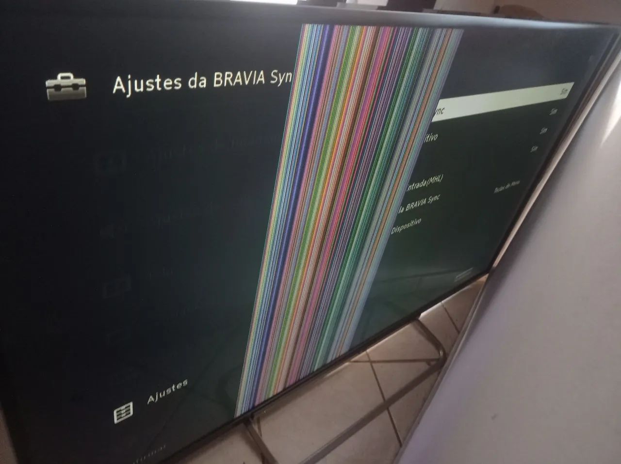 tv sony 70 defeito funciona