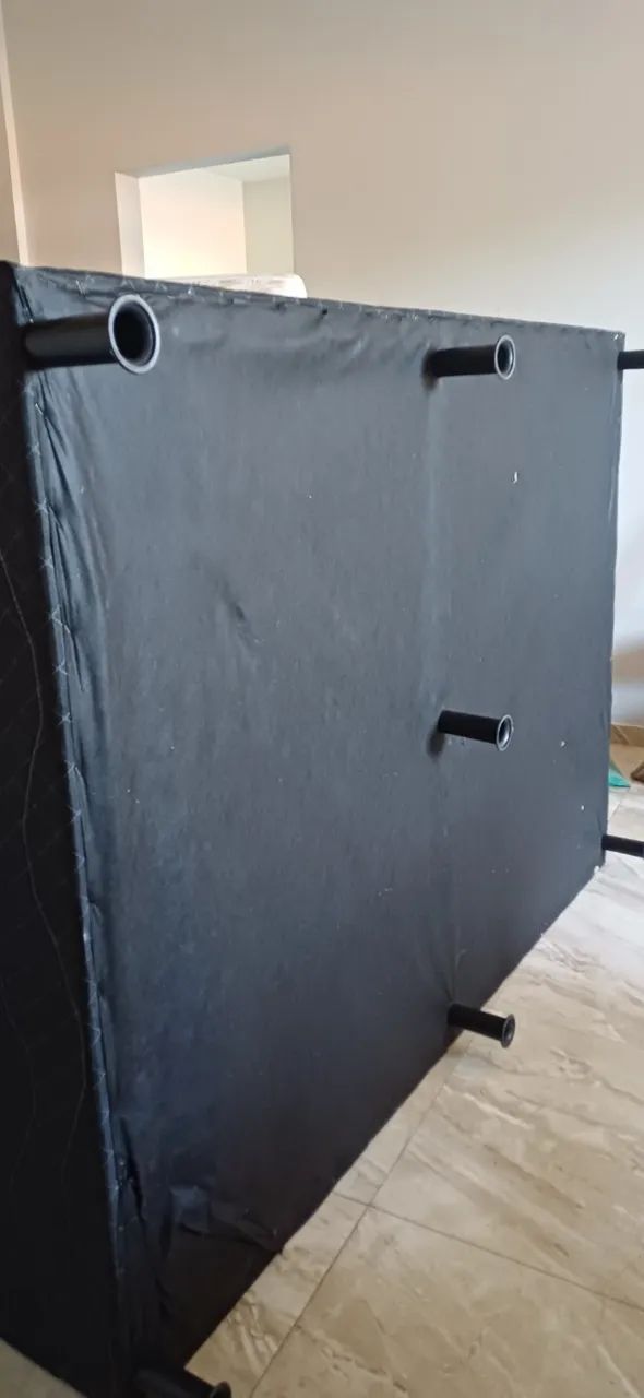 Cama Box Conjugada Casal Completa (Com Pés) - Ótimo Estado - Foto 4
