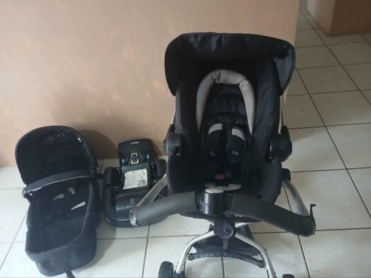 Carrinho bebe kiddo 3 em 1 - Foto 2