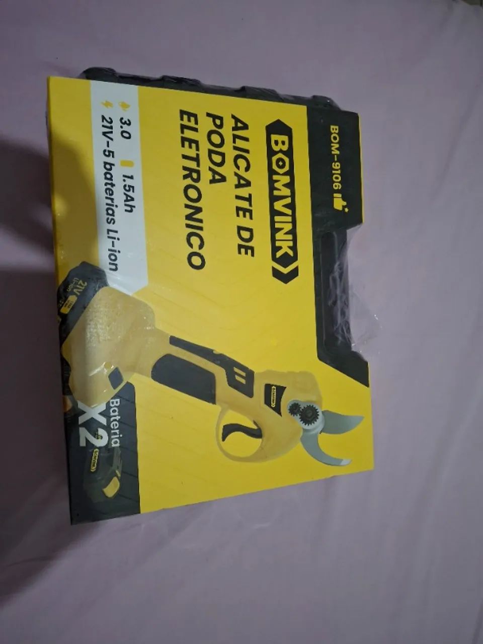 Alicate de poda elétrico 