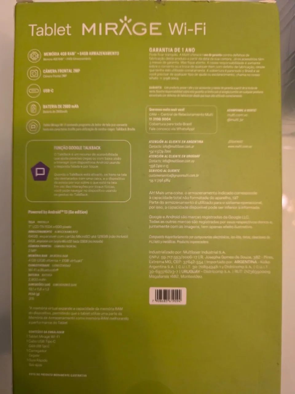 Tablet Mirage 48T 7Pol WIfi - Foto 5