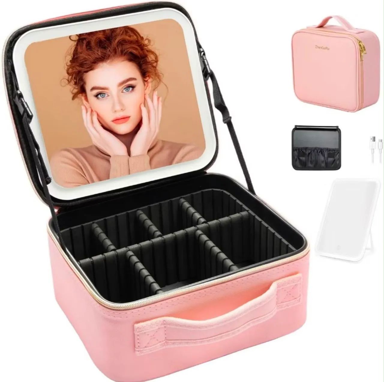 Maleta para maquiagem com Led NOVAS  - Foto 3