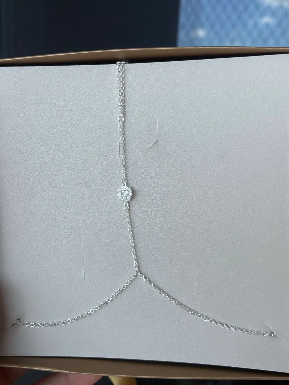 HAND chain prata 925 legítima com embalagem presente  - Foto 3