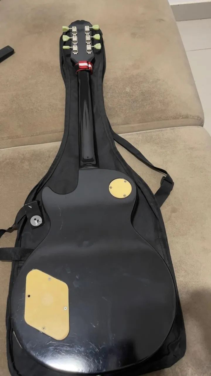 Guitarra les paul epiphone preta - Foto 2