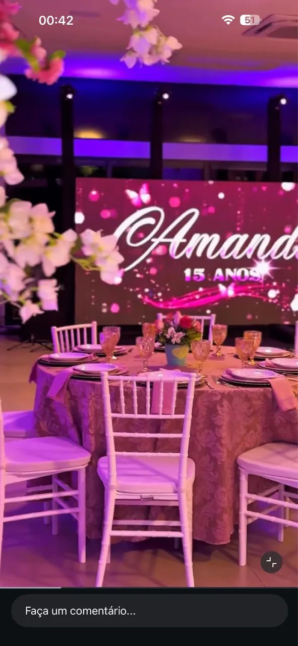Painel led iluminação som dj