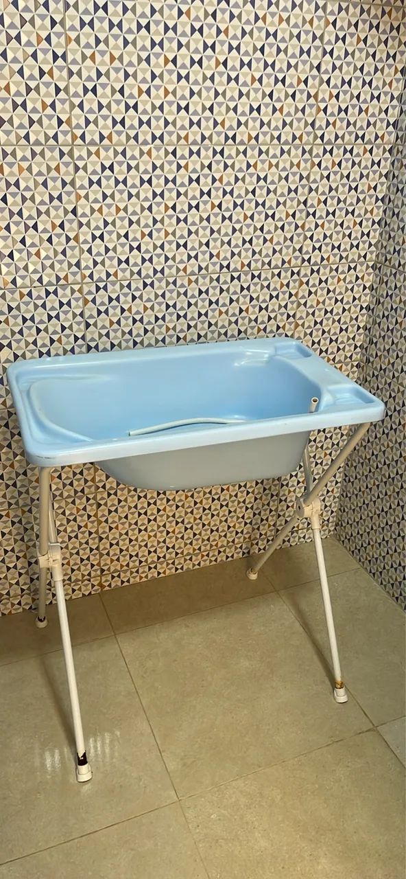 Berço com colchão e banheiro com suporte. - Foto 3