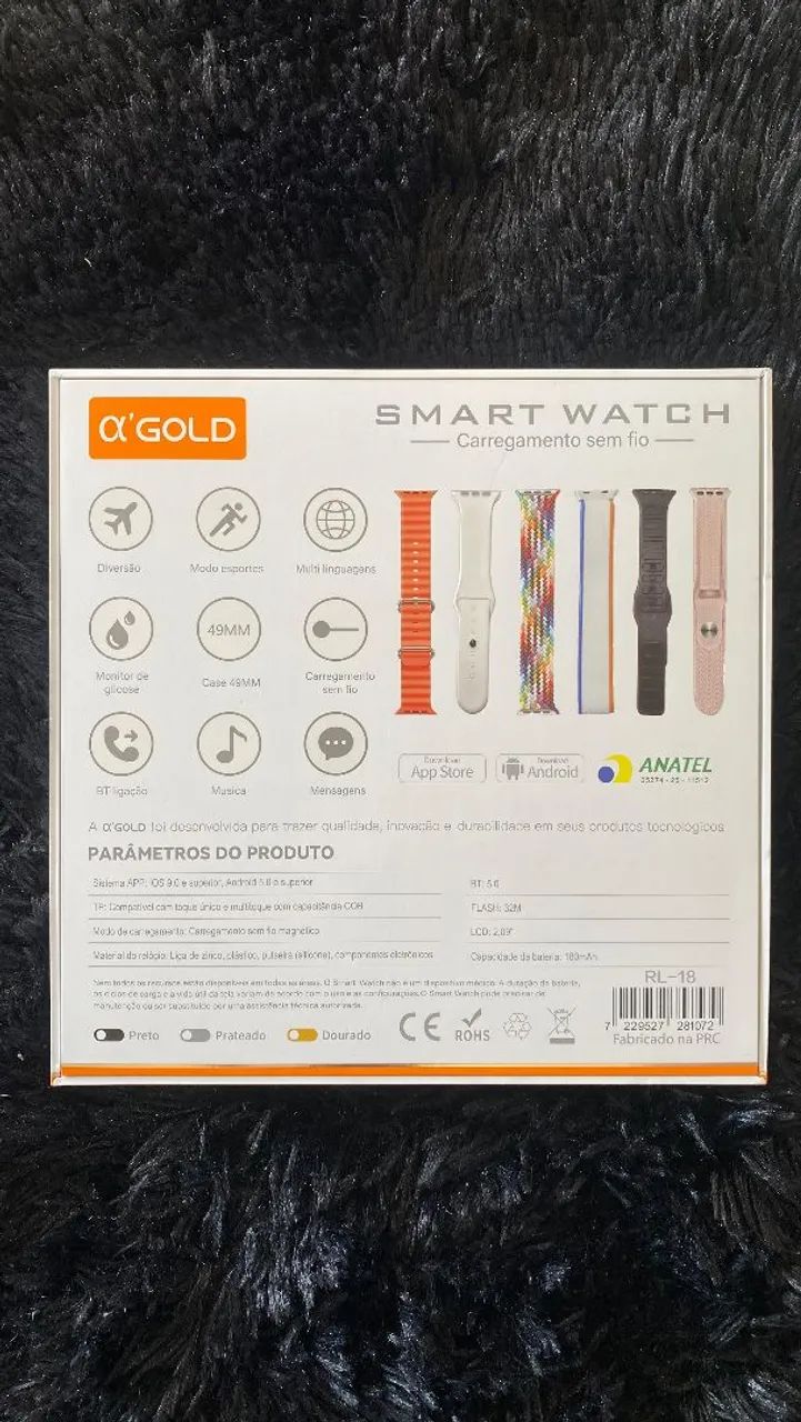 Smart watch super amoled kit com dois smart watch  - Foto 2