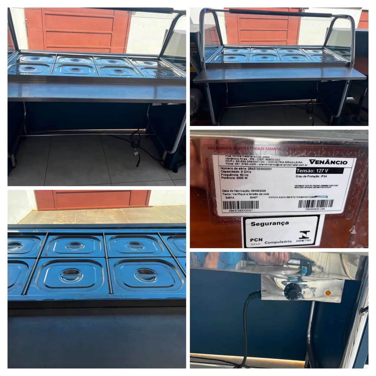 Vende-se estufa condimentadora quente