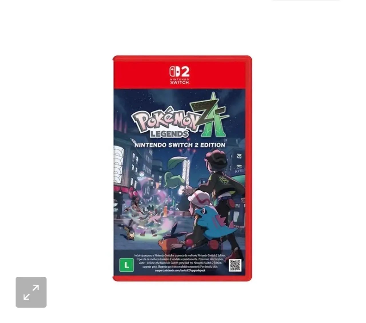 JOGO POKEMON LEGENDS ZA SWITCH 2