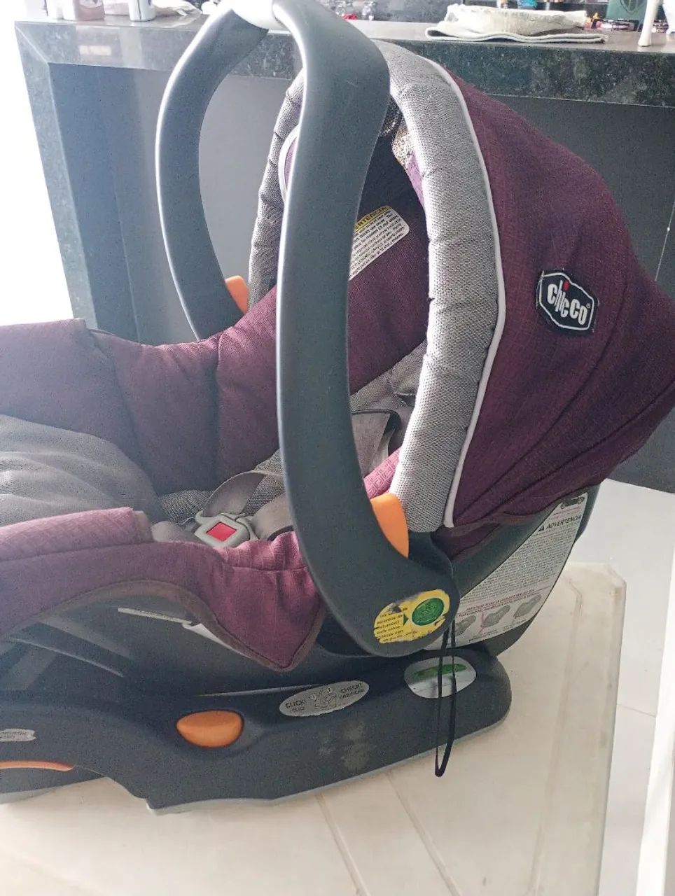 Vendo cadeirinha de bebê chicco - Foto 5