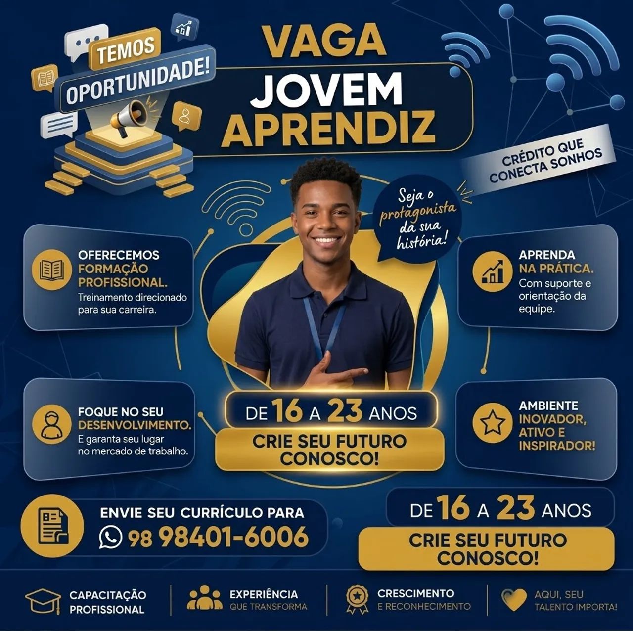 VAGA DE EMPREGO!