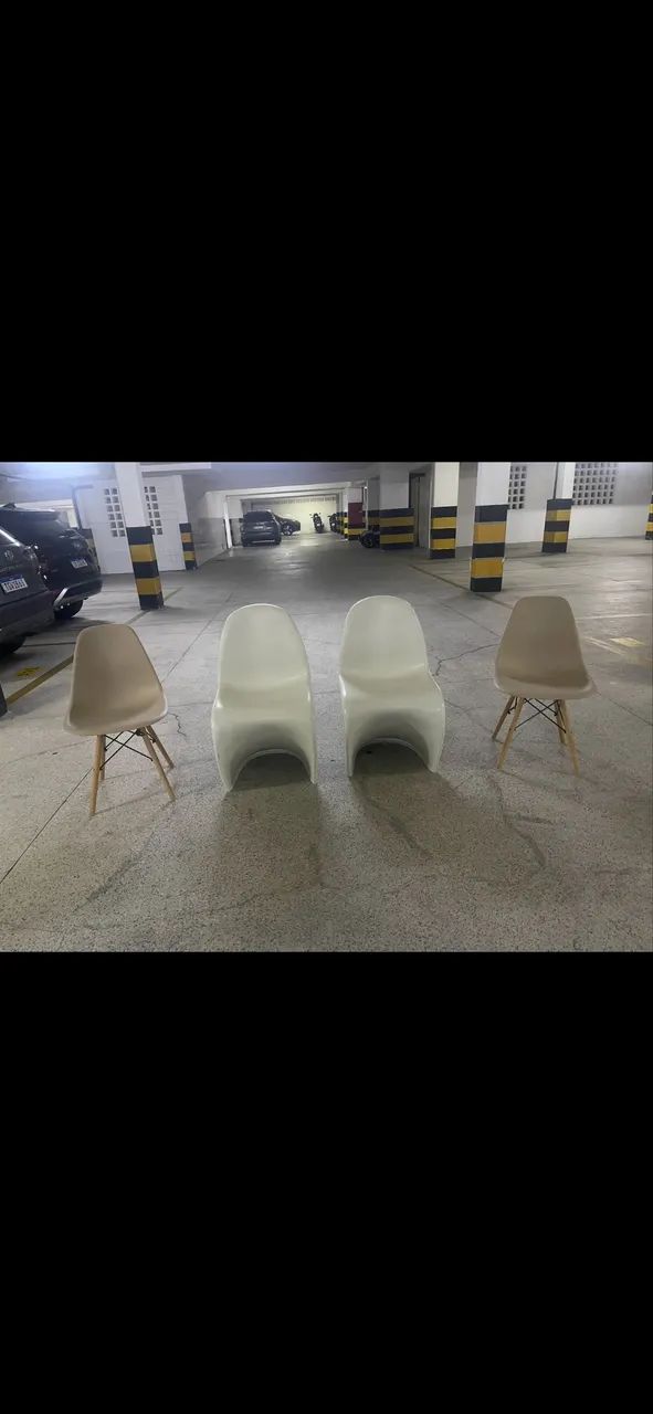 2 Cadeiras Panton Branca  - Foto 4