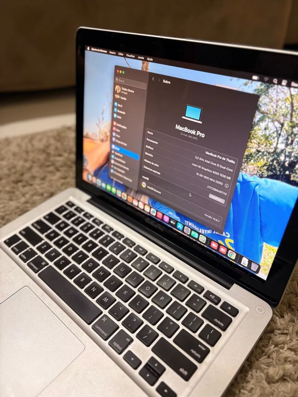 MacBook Pro 13 - Mid 2012 | 16GB | SSD 480GB